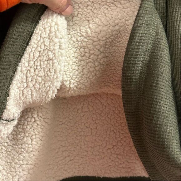 BC Clothing Men's M Green 1/4 Zip Fleece Pullover Sweater Casual - Picture 9 of 11